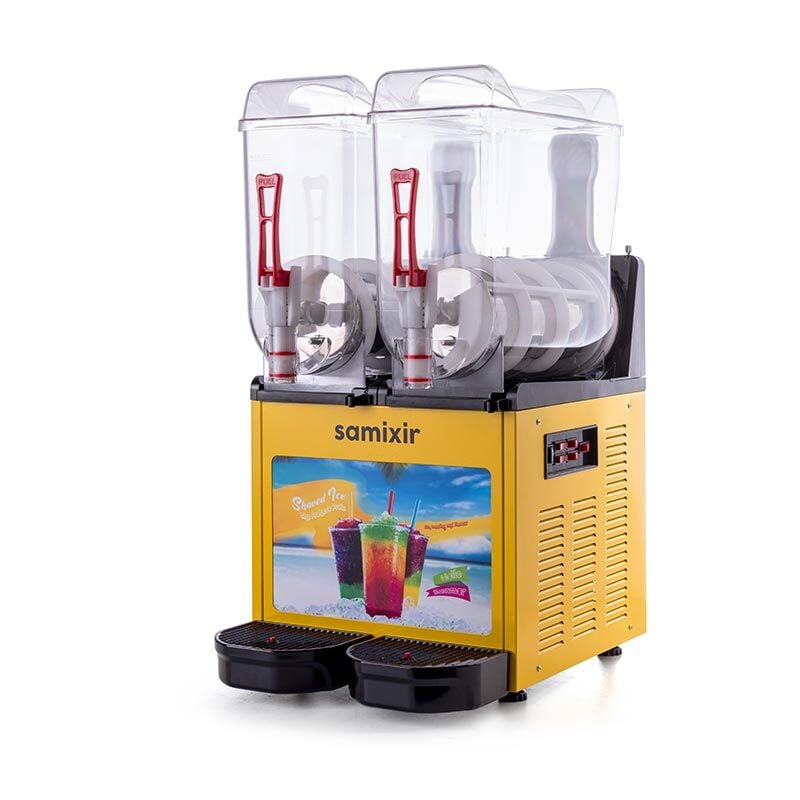 Slush Twin Allure Meyve Suyu Dispenseri 12L+12L Buzlaş Makinesi