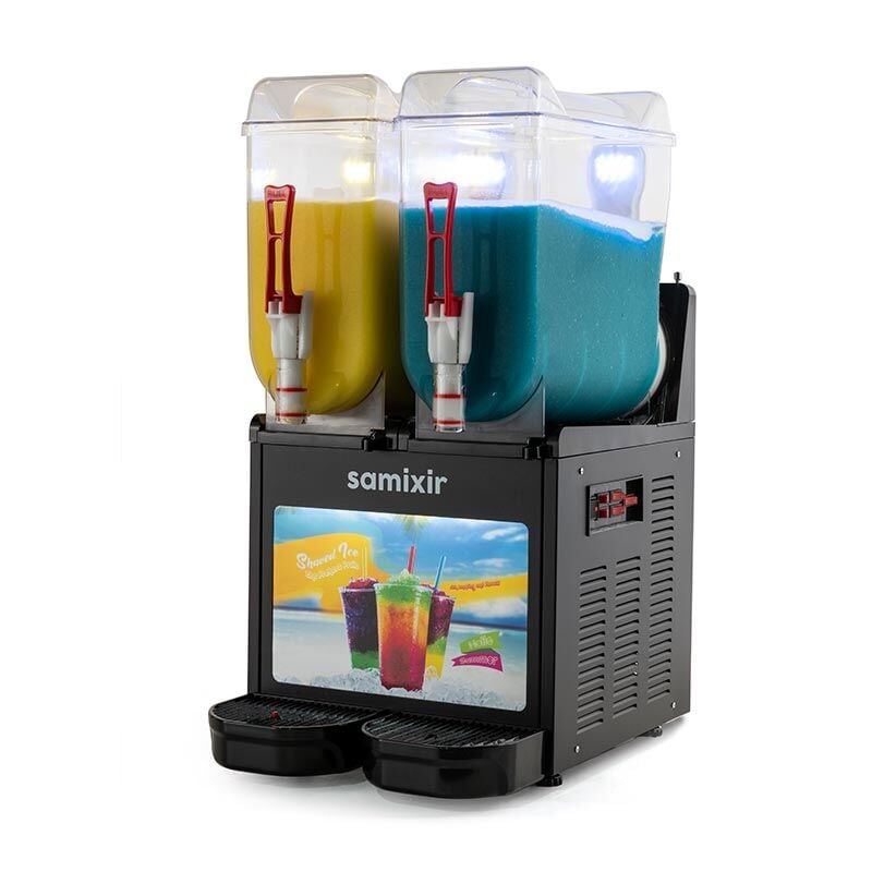 Slush Twin Allure Meyve Suyu Dispenseri 12L+12L Buzlaş Makinesi