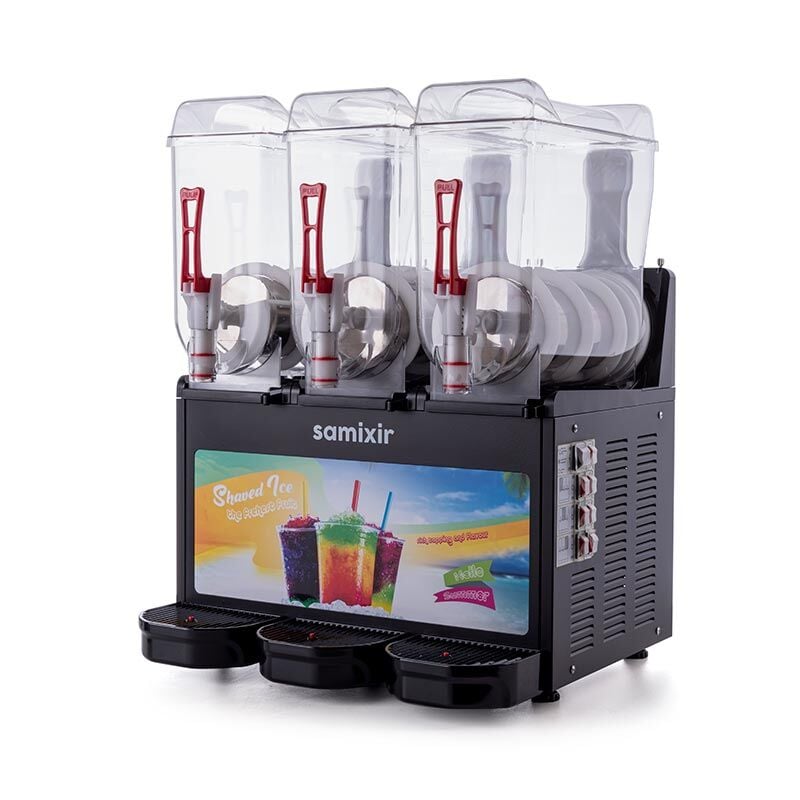 SLUSH Triple Allure Meyve Suyu Dispenseri 12L+12L+12L Buzlaş Makinesi