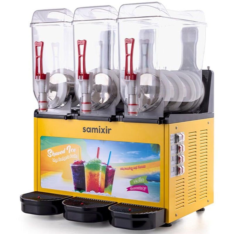SLUSH Triple Allure Meyve Suyu Dispenseri 12L+12L+12L Buzlaş Makinesi