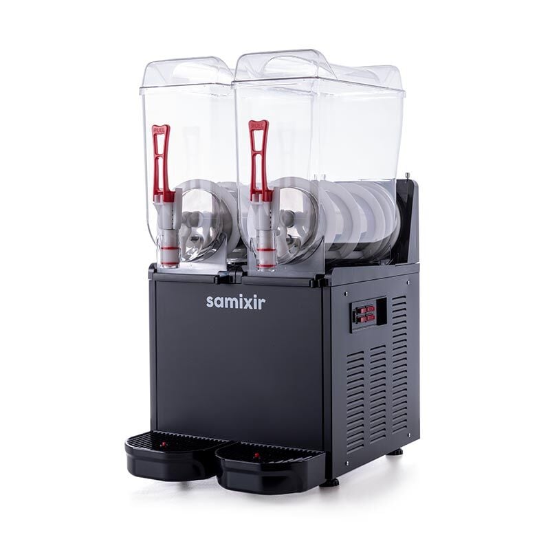 Slush Twin Meyve Suyu Dispenseri 12L+12L Buzlaş Makinesi