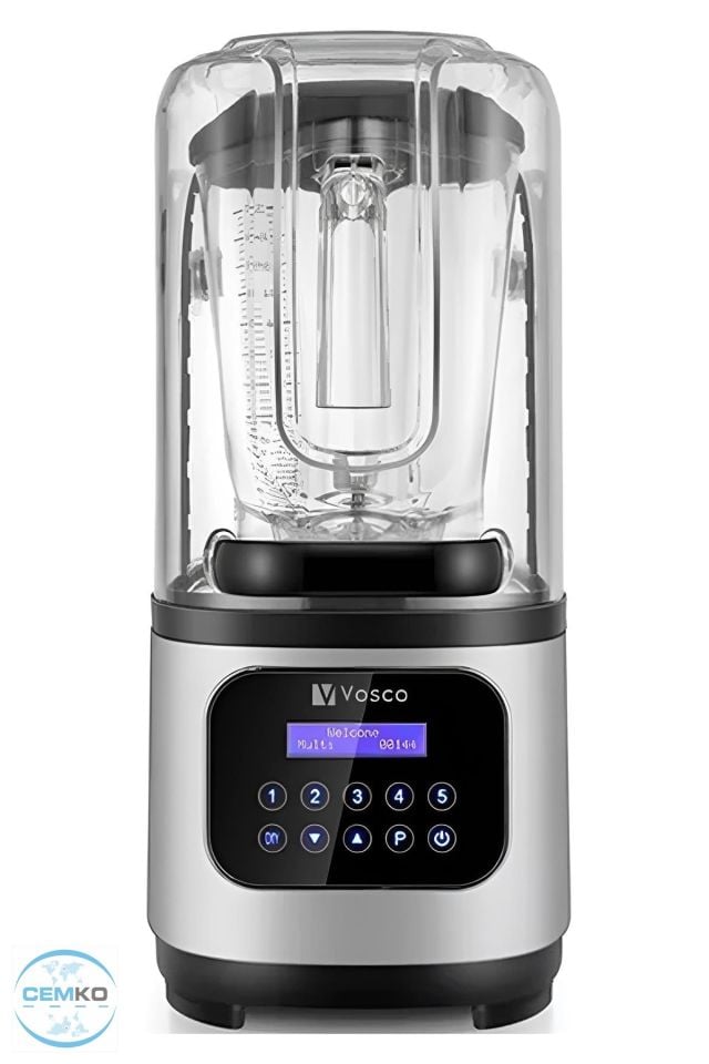 Bar Blender Pro Kapaklı 2 Lt Buz Kırıcılı 2200W Vosco Marka