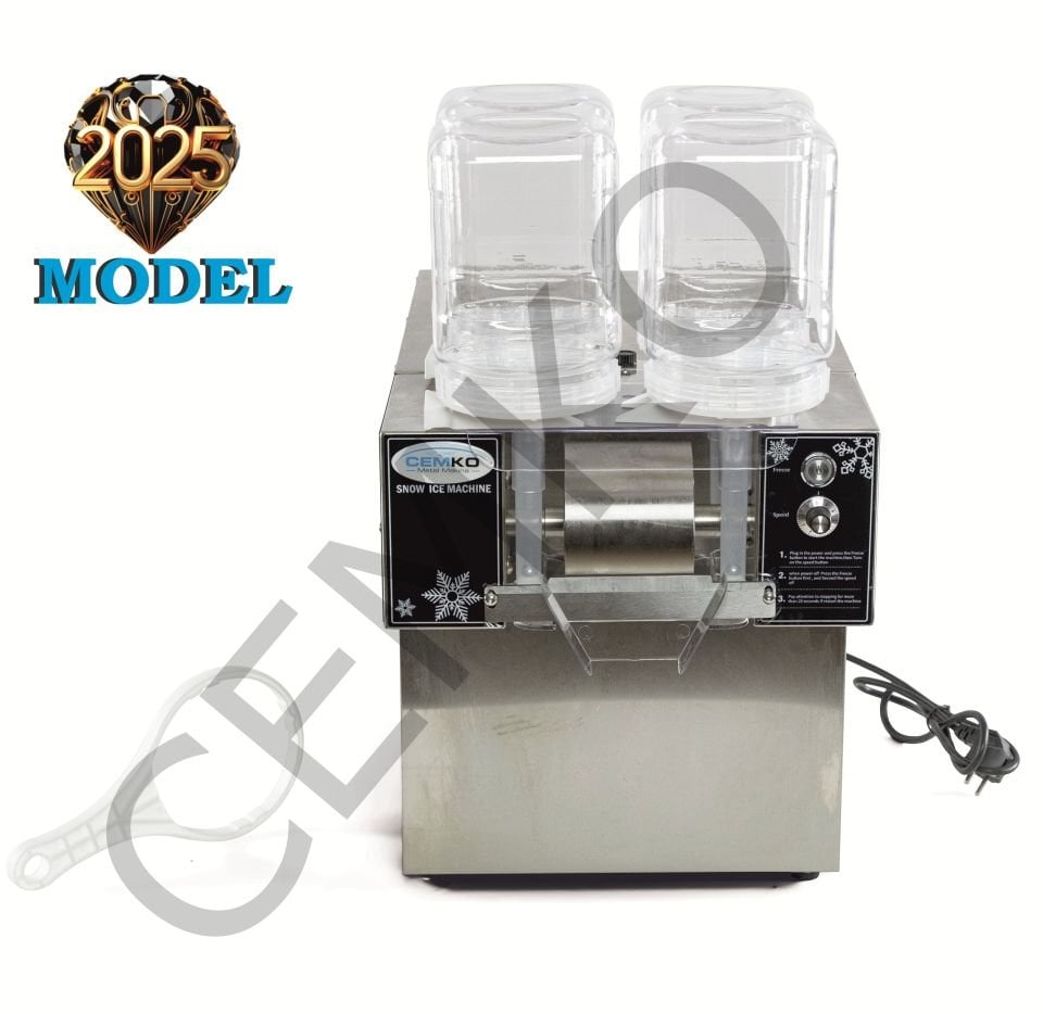 Kar Dondurma Makinesi Snow Flake Maker Makinesi Kar Buz Traş Dondurma Makinesi Cemko Kalitesiyle Sizlerle