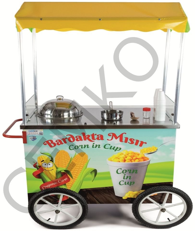 Bardakta Mısır Arabası 60x100 Tüplü Ve Tekerlekli (Model Bolu)