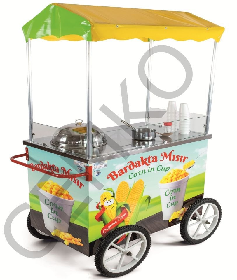 Bardakta Mısır Arabası 60x100 Tüplü Ve Tekerlekli (Model Bolu)