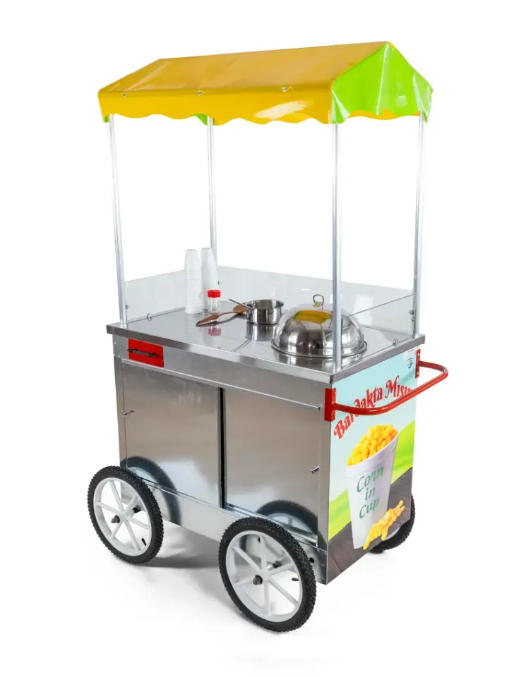 Bardakta Mısır Arabası 60x100 Tüplü Ve Tekerlekli (Model Bolu)