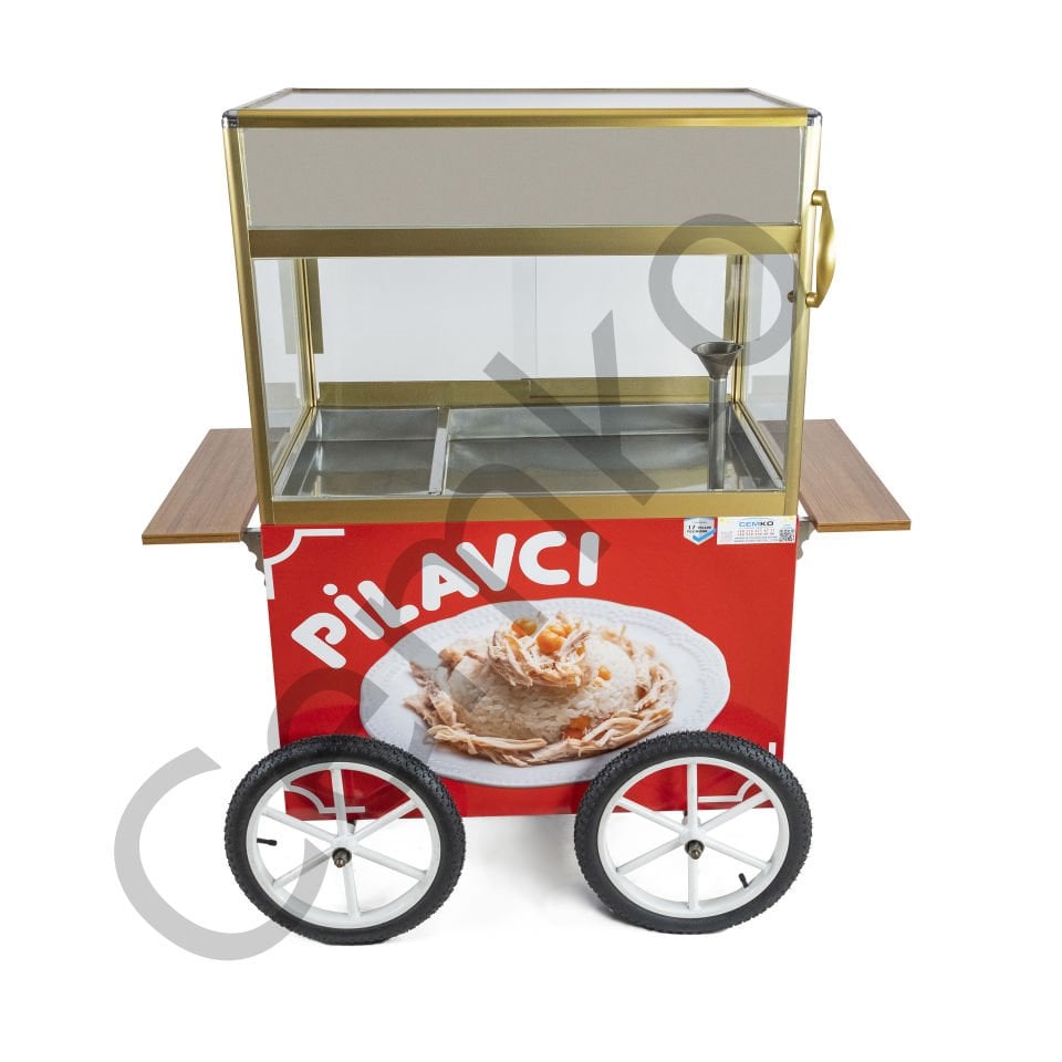 Pilavcı Arabası Tekerlekli Tüplü (Model Düzce)