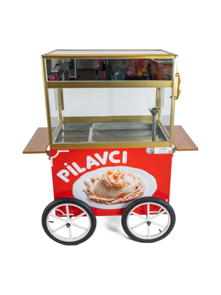 Pilavcı Arabası Tekerlekli Tüplü (Model Düzce)