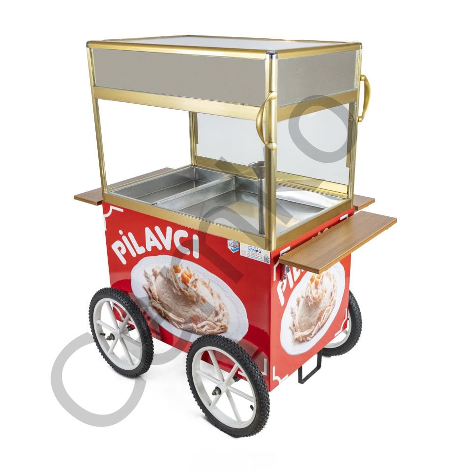 Pilavcı Arabası Tekerlekli Tüplü (Model Düzce)