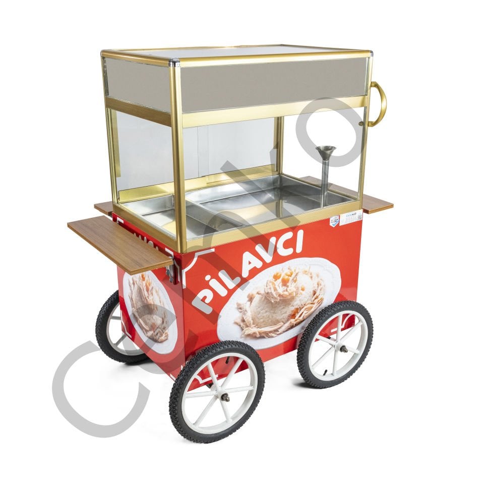 Pilavcı Arabası Tekerlekli Tüplü (Model Düzce)
