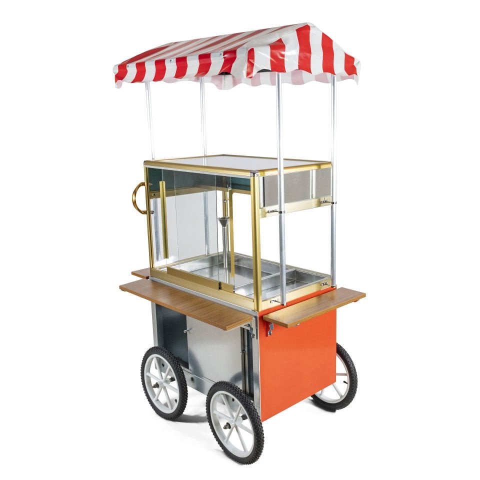 Pilav Arabası Tenteli ışıklı Tabelalı (Model Kırıkkale)