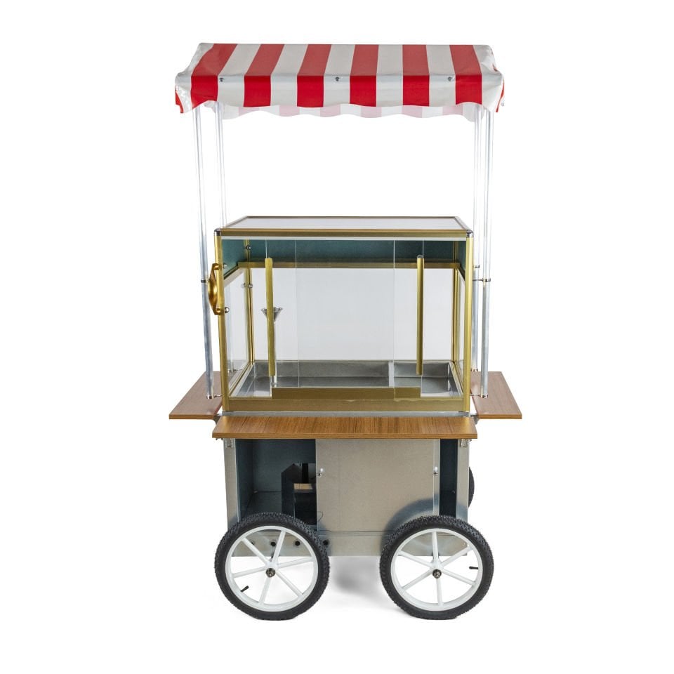 Pilav Arabası Tenteli ışıklı Tabelalı (Model Kırıkkale)