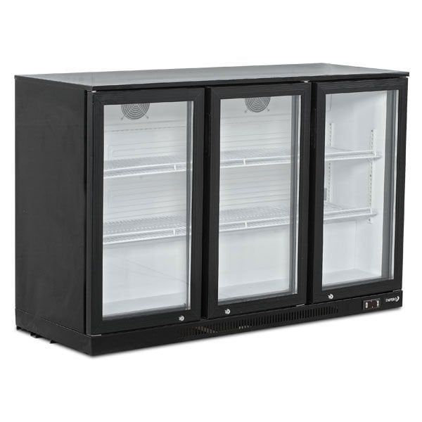 Bar Arkası Şişe Soğutucu-3 Çarpma Kapaklı-133,5x50,5x88,5 cm Empero JP JP.SS.3