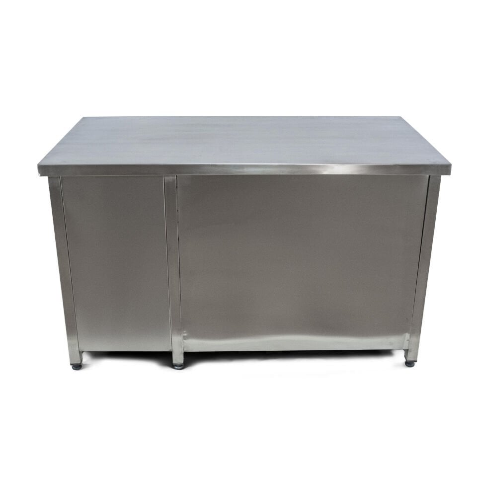 Paslanmaz Çalışma Tezgahı 3 Çekmeceli 304 Krom Paslanmaz 70cm x 140cm