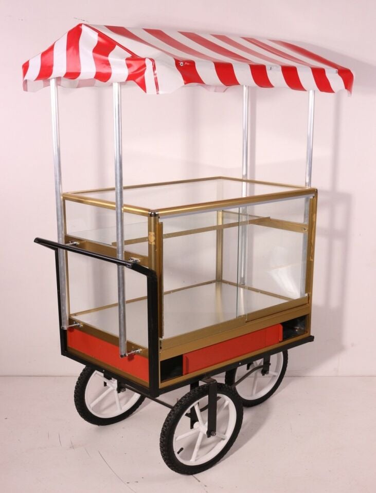 Tenteli Tatlı Arabası ve Tezgahı (Model Ardahan)