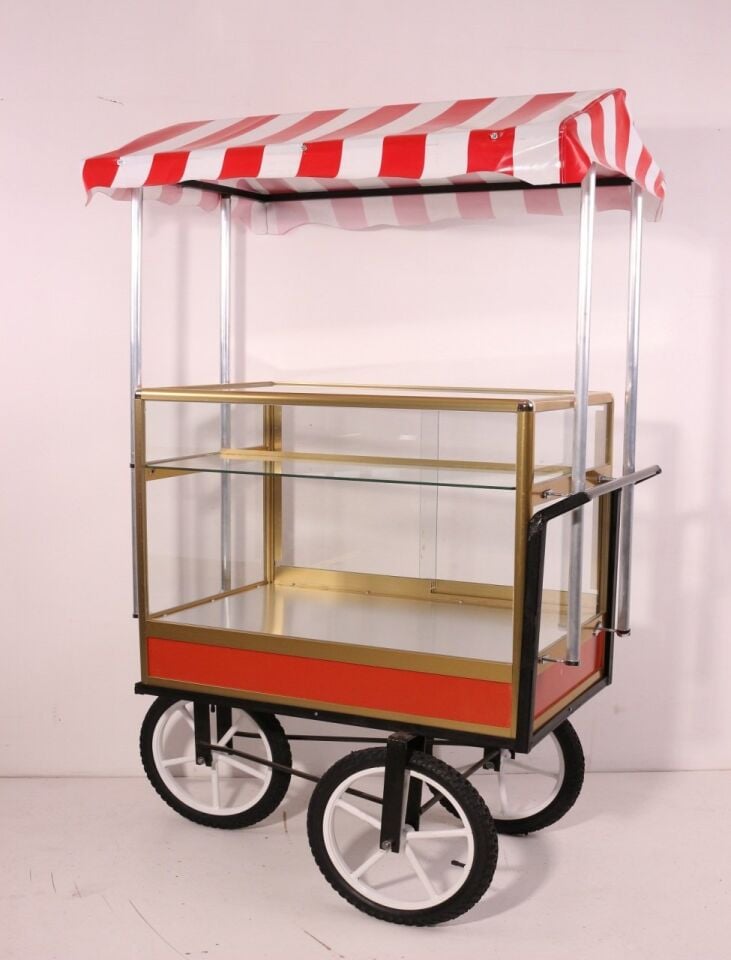 Tenteli Tatlı Arabası ve Tezgahı (Model Ardahan)