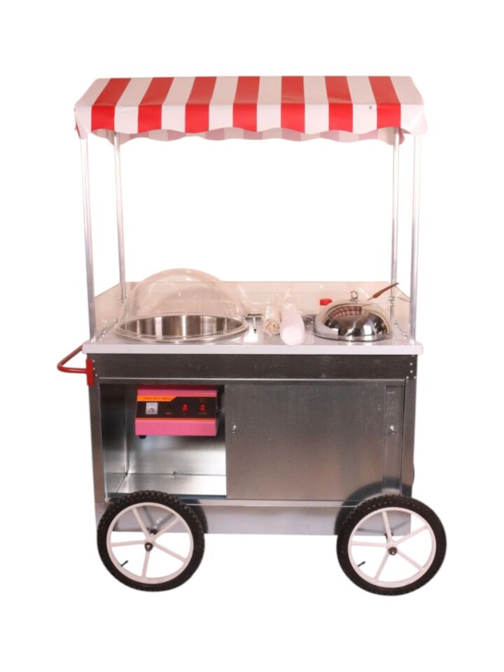 Pamuk Şeker ve Bardakta Mısır Arabası 60x120 (Model Mardin)