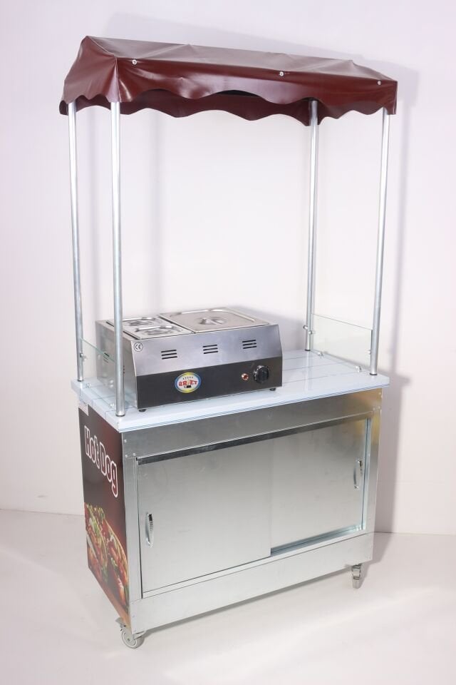 Hotdog Sosisli Arabası 60x100 (Model Muş)