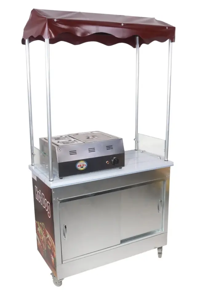 Hotdog Sosisli Arabası 60x100 (Model Muş)