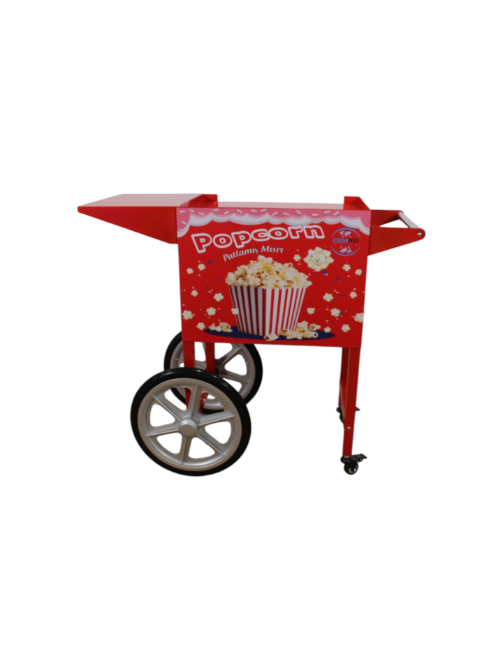 Popcorn Patlamış Mısır Mısır Patlatma Arabası (Sadece Araba)