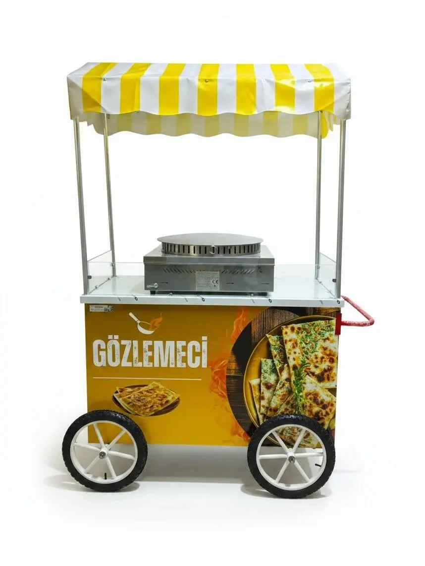 Seyyar Gözleme Arabası ve Tezgahı 60x120